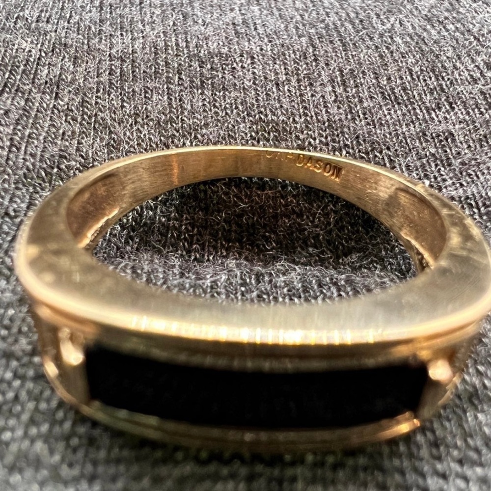 10k antique solid gold men’s ring